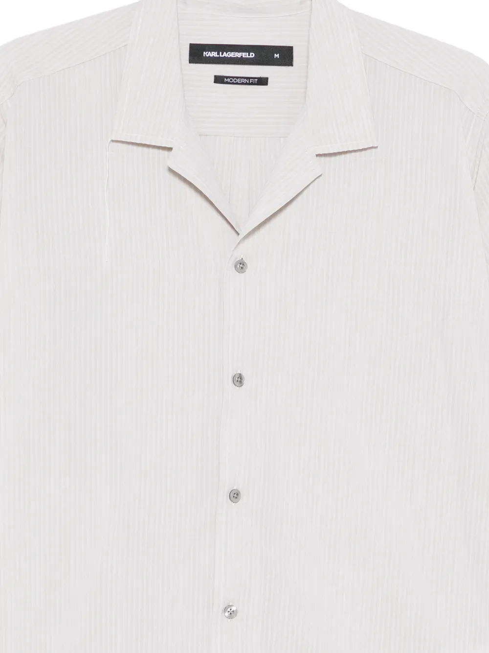 Karl Lagerfeld Gestreept modern-fit overhemd Beige