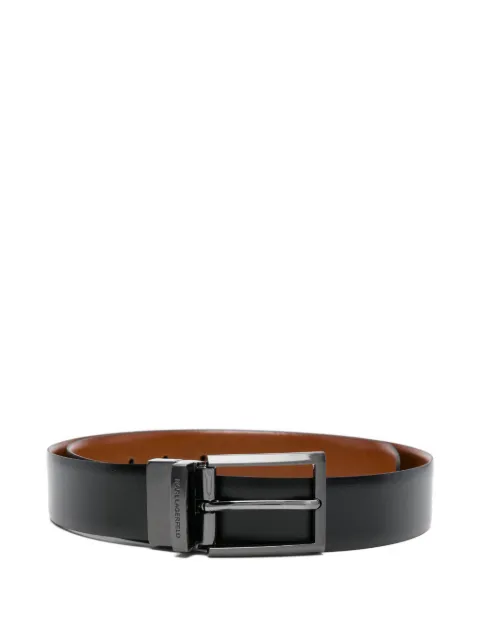 Karl Lagerfeld leather reversible belt