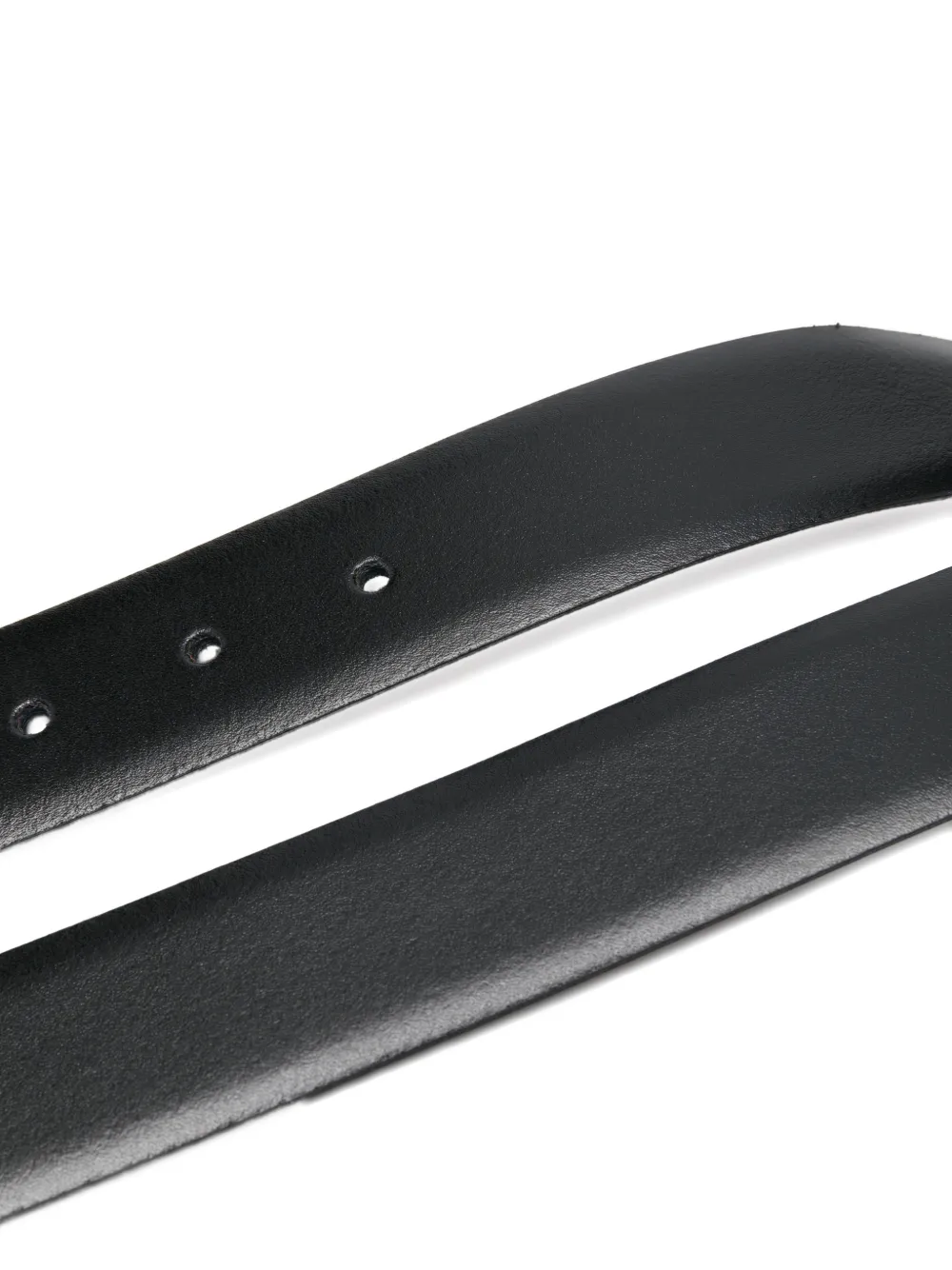  Karl Lagerfeld Leather Reversible Belt - Black 