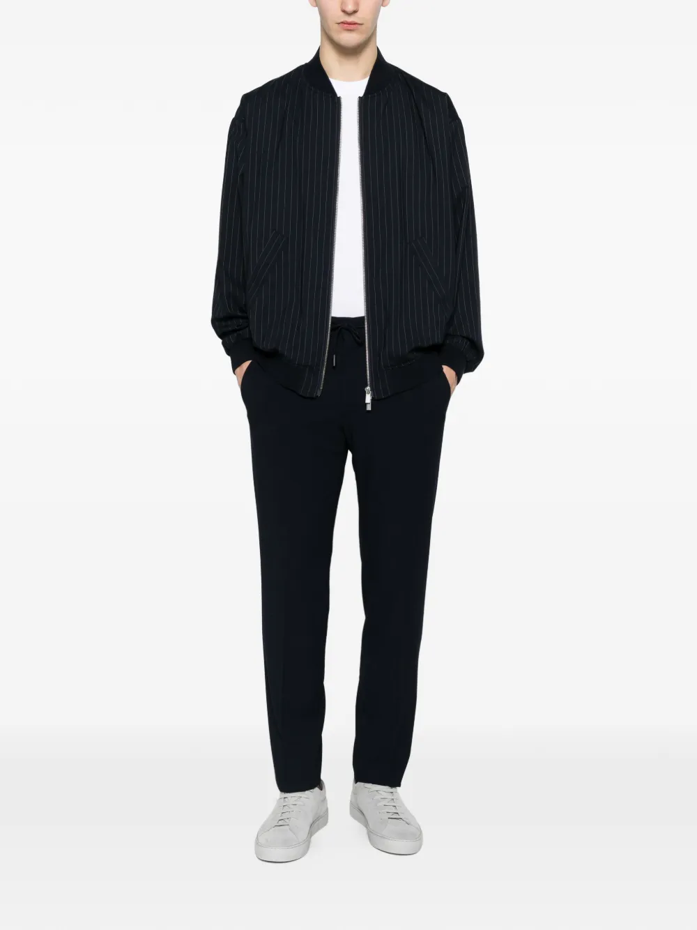 Karl Lagerfeld Pace broek met trekkoord Blauw