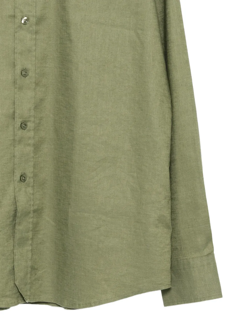 Karl Lagerfeld Overhemd met geborduurd logo Groen