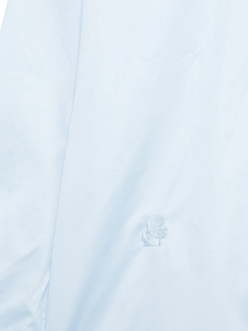 Karl Lagerfeld Overhemd met borduurwerk Blauw