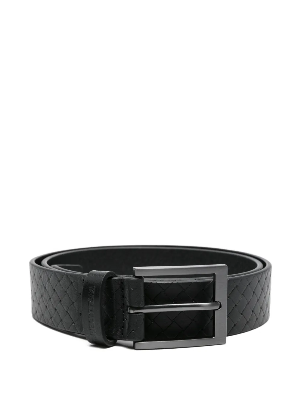 Karl Lagerfeld leather belt - Nero