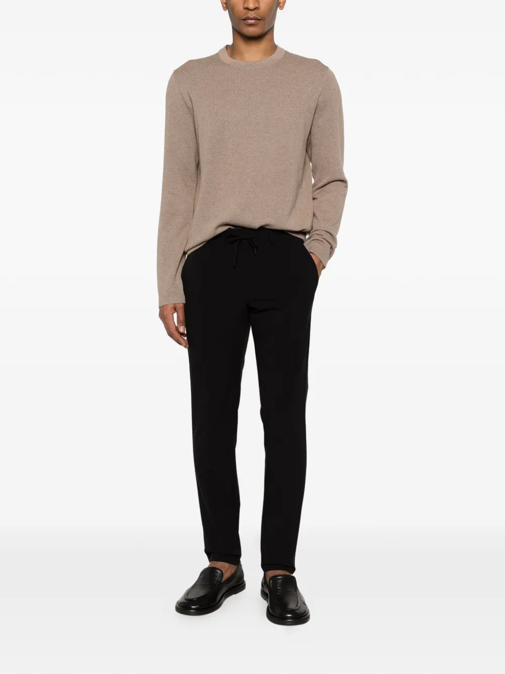 Karl Lagerfeld Pace broek met trekkoord Zwart