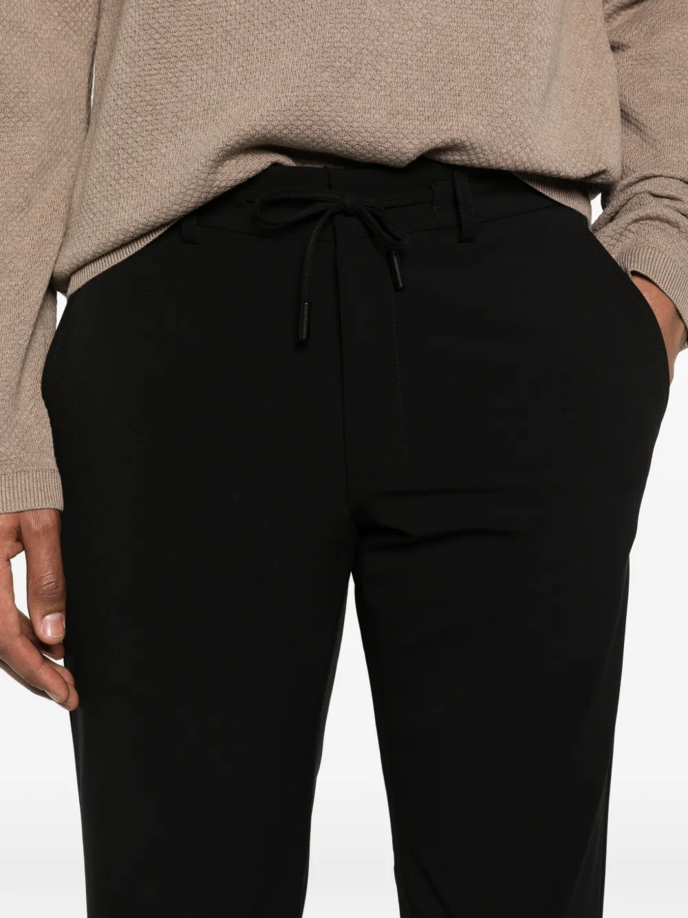 Karl Lagerfeld Pace broek met trekkoord Zwart