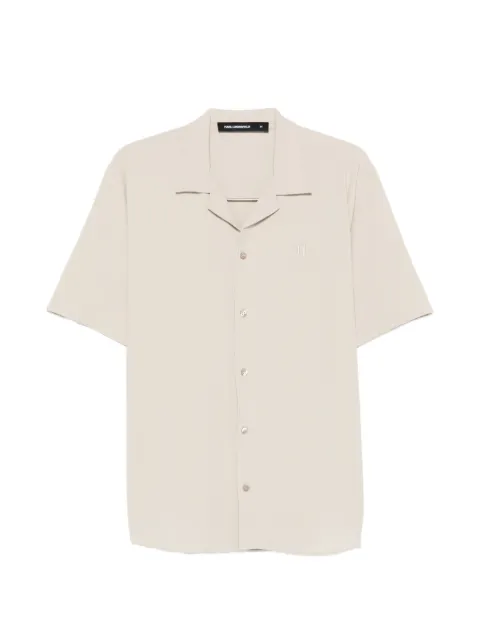 Karl Lagerfeld buttoned short-sleeves shirt