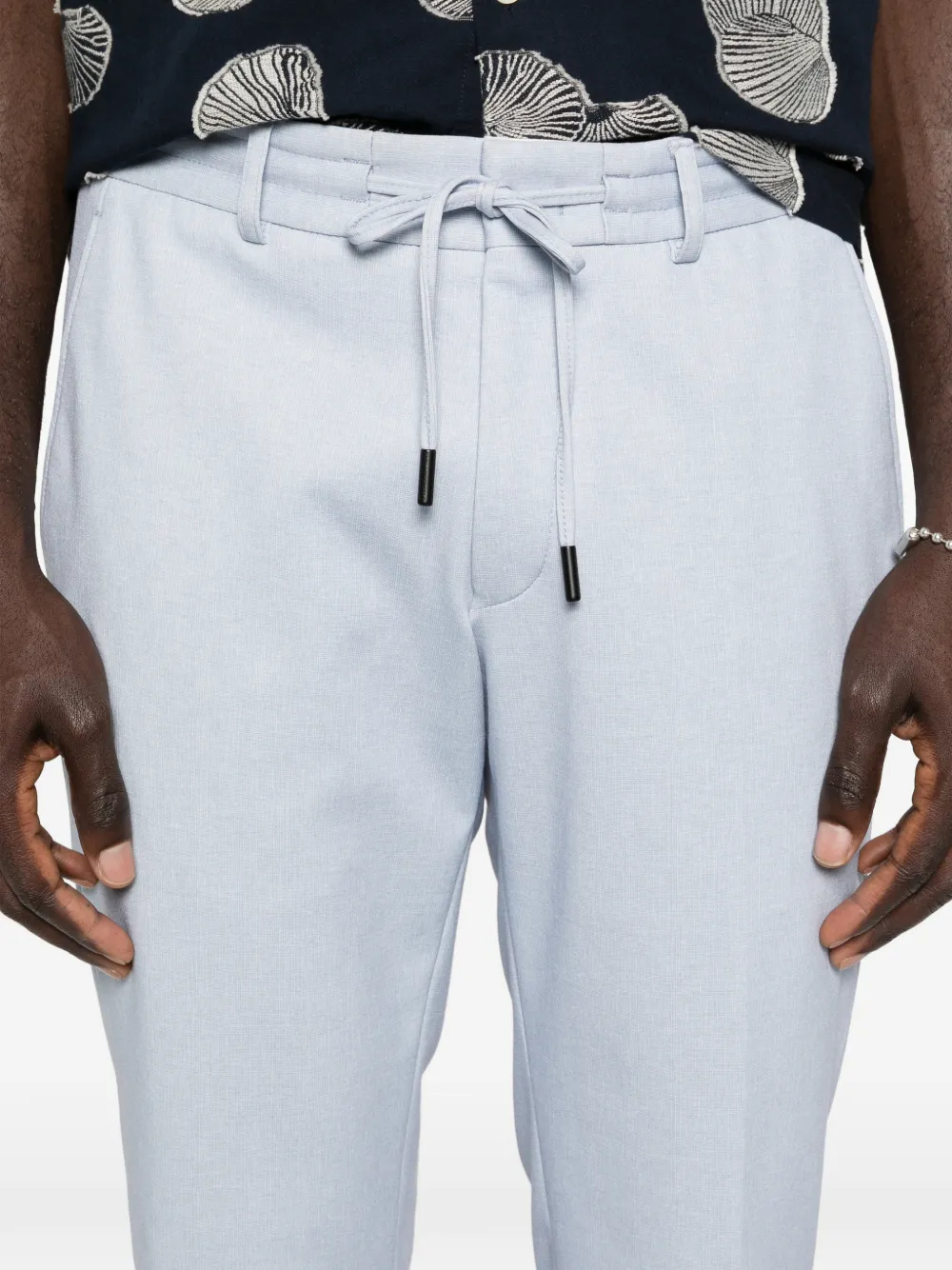 Karl Lagerfeld Pace broek met trekkoord Blauw