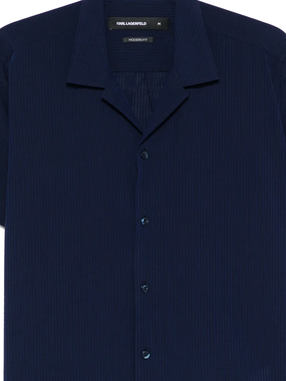 Karl Lagerfeld Modern-fit overhemd Blauw