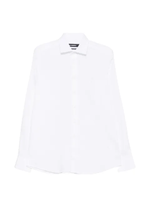 Karl Lagerfeld embroidered-logo long-sleeve shirt