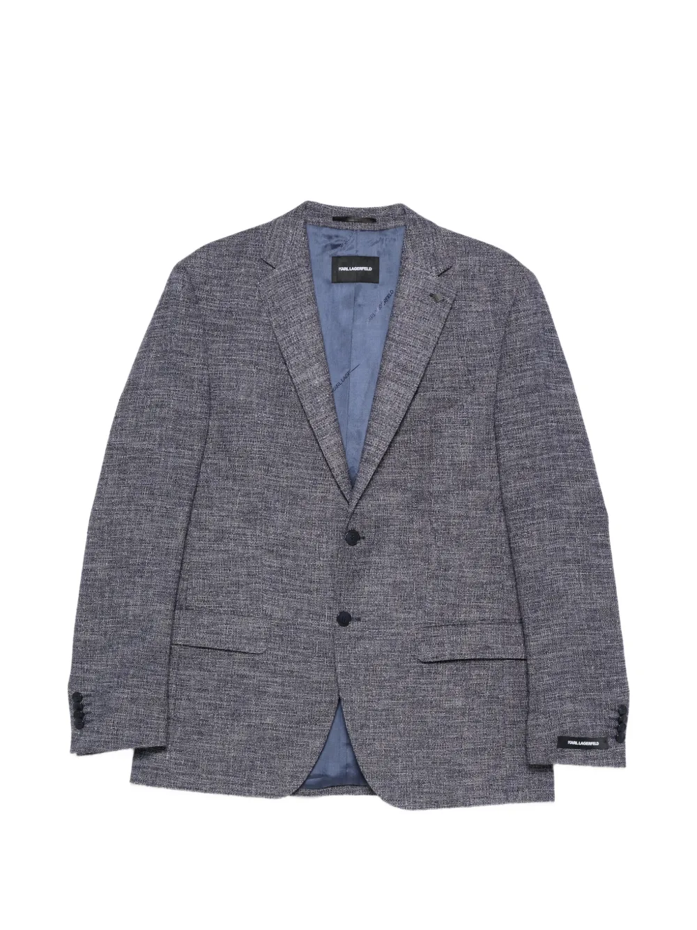Karl Lagerfeld trace jacket - Blu