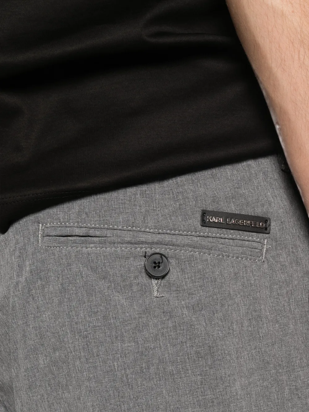 Karl Lagerfeld KL-Calvin broek met rits Grijs