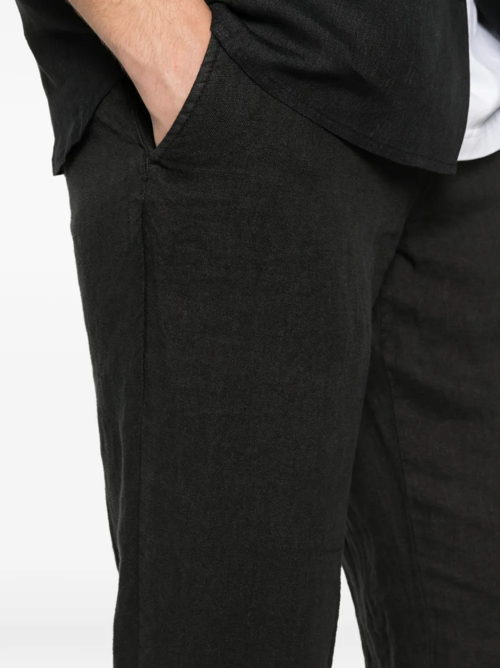 Karl Lagerfeld Broek met trekkoord Zwart