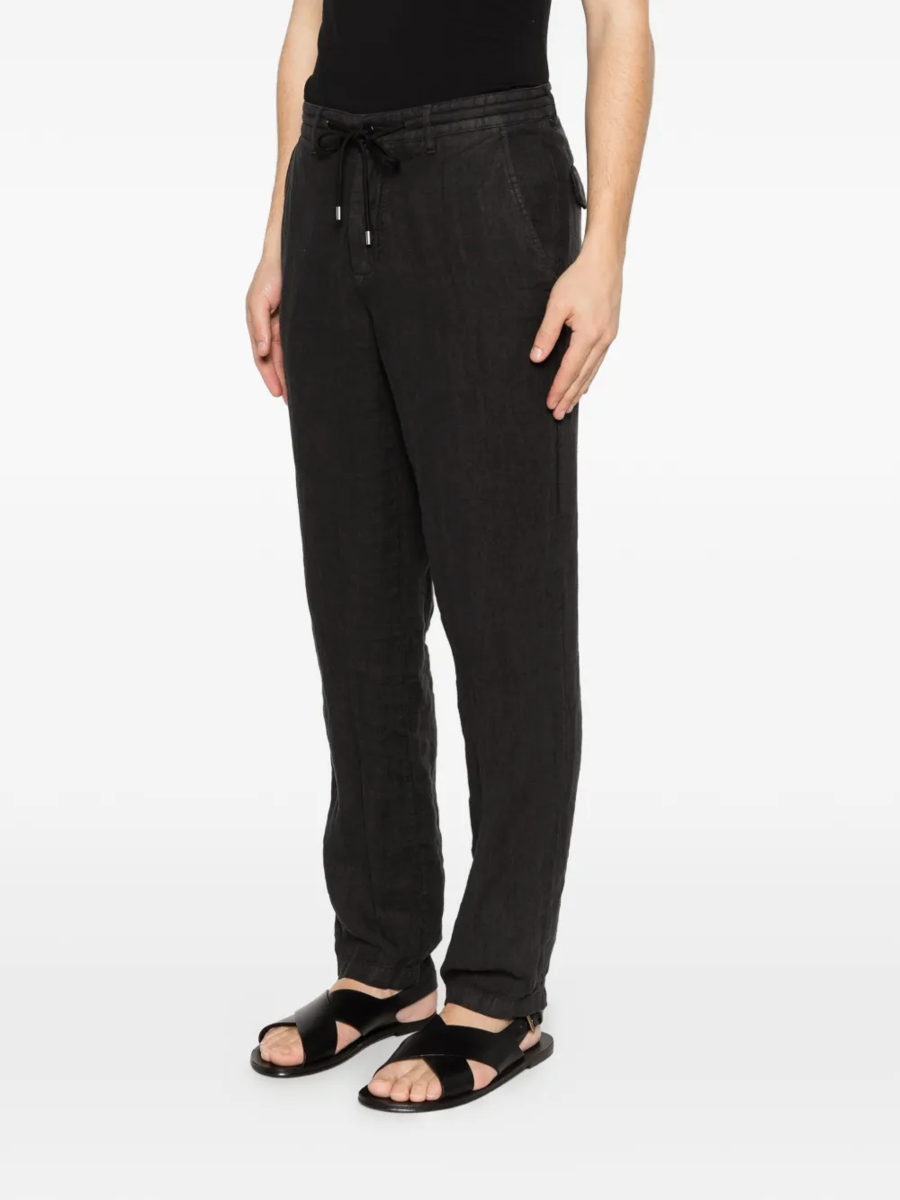 Karl Lagerfeld Broek met trekkoord Zwart