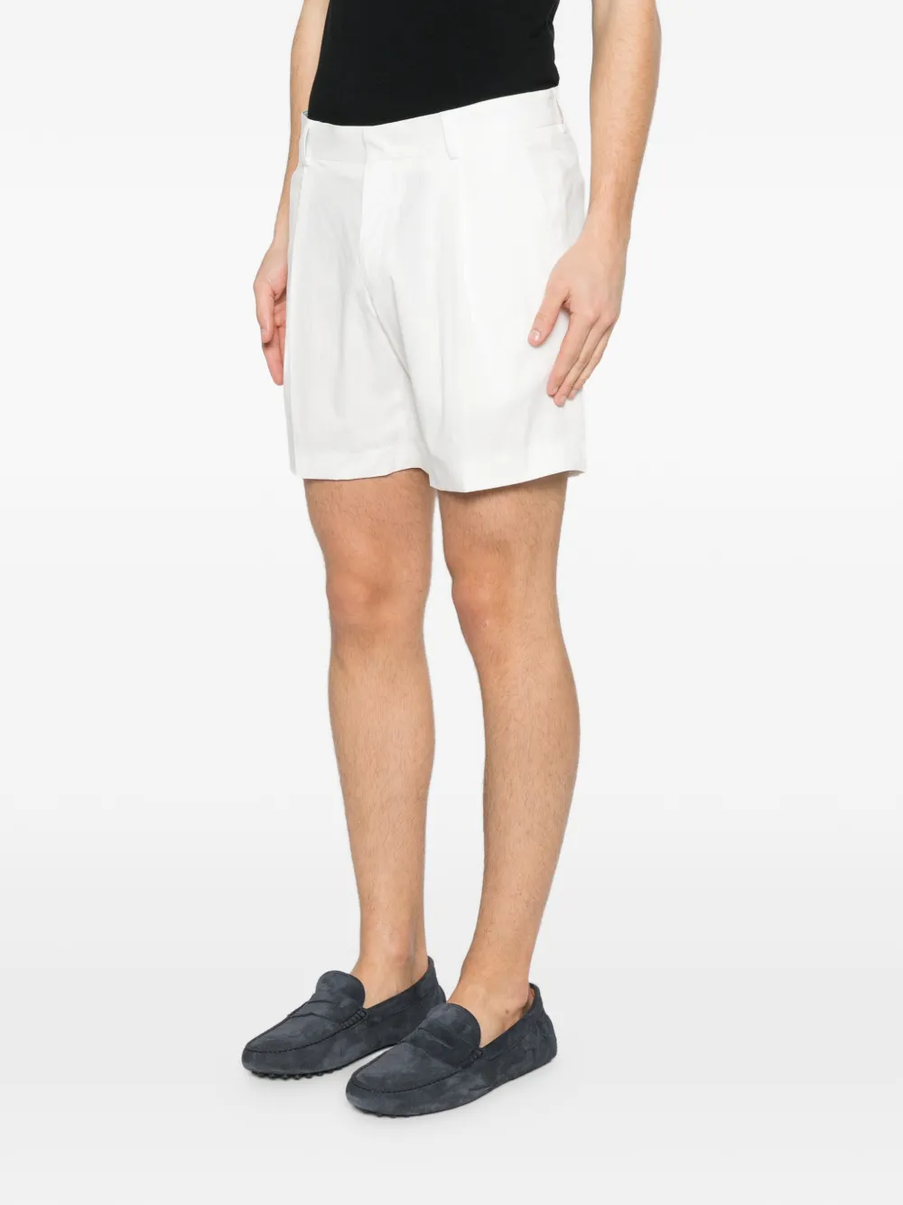 Karl Lagerfeld Geplooide shorts met zak Beige