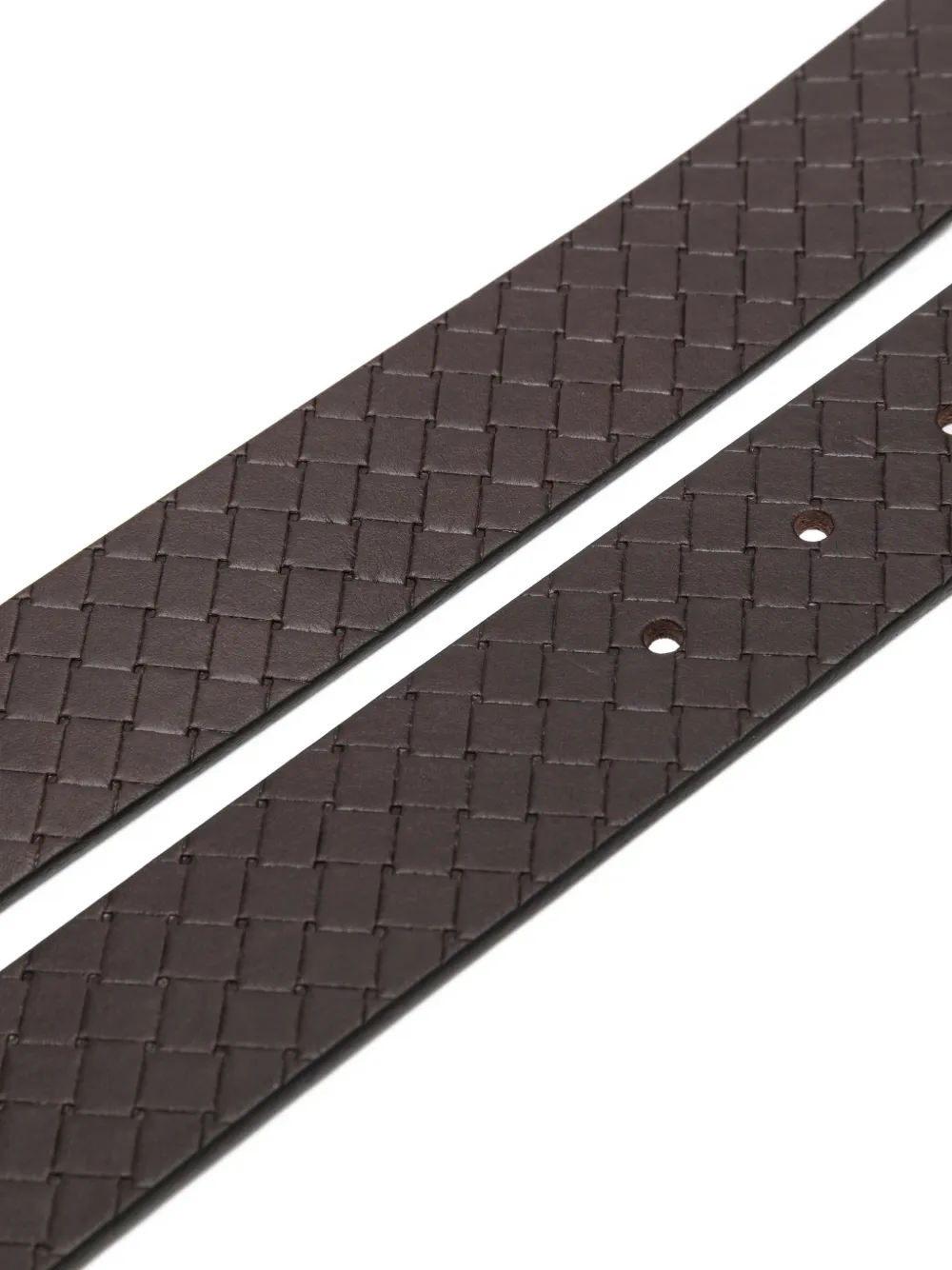 Karl Lagerfeld Leren riem Bruin