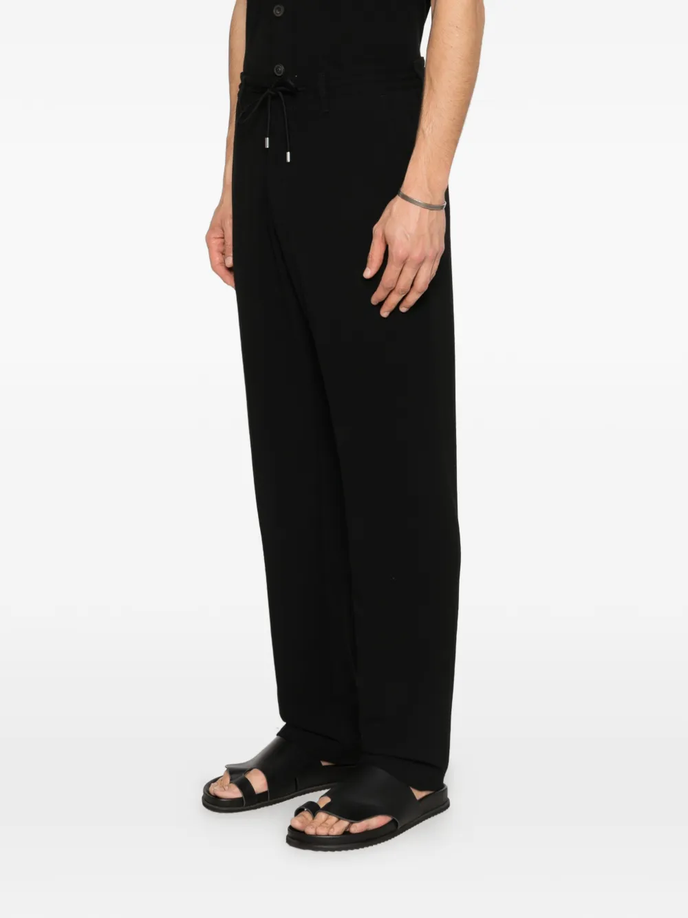 Karl Lagerfeld Broek met trekkoord Zwart