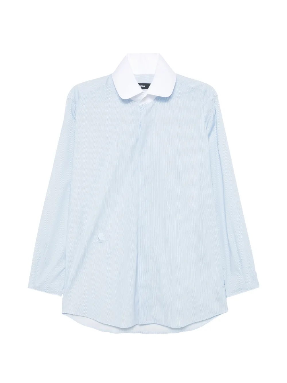 Karl Lagerfeld modern fit collared shirt - Blu