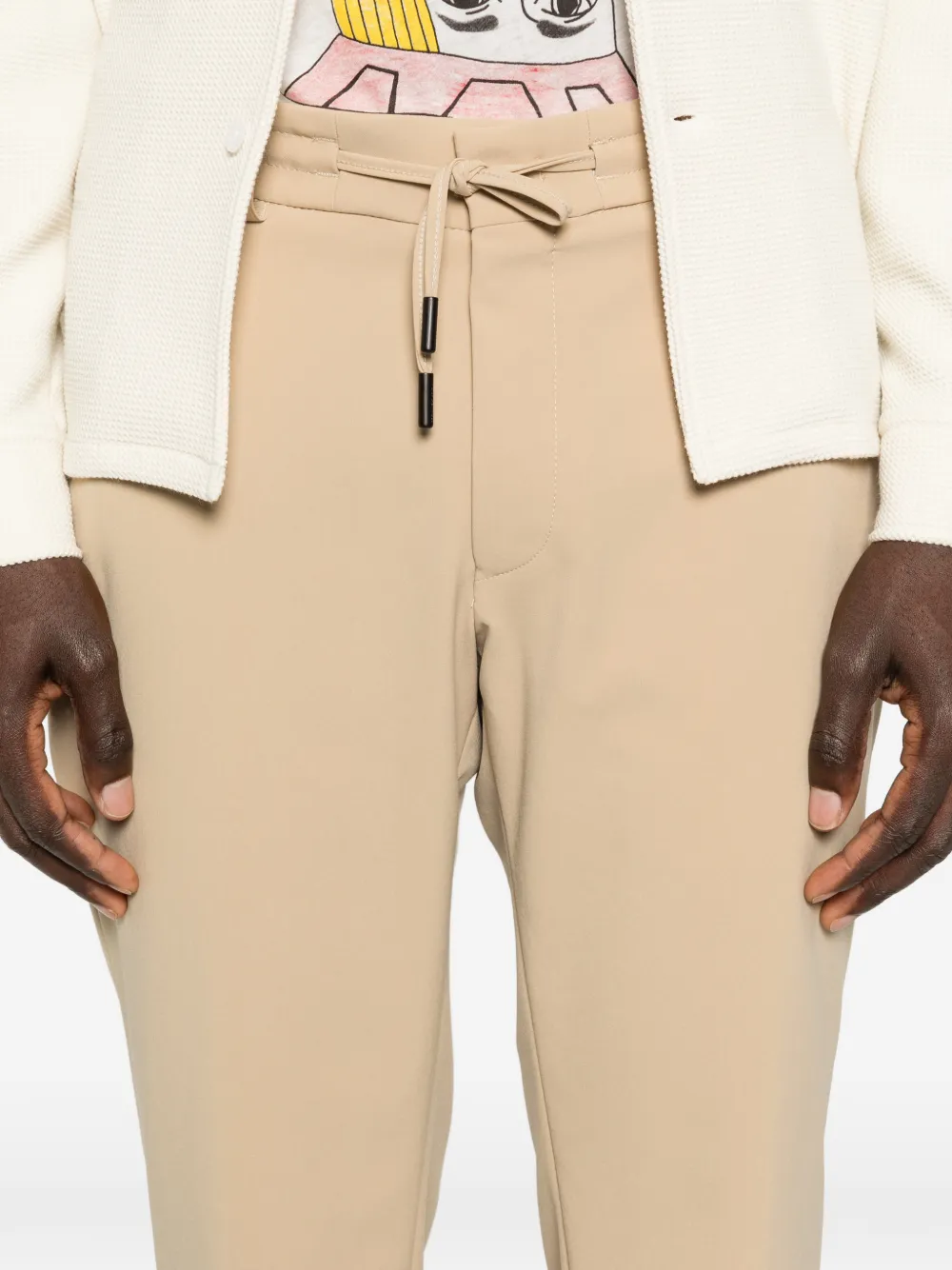 Karl Lagerfeld Geruite broek Beige