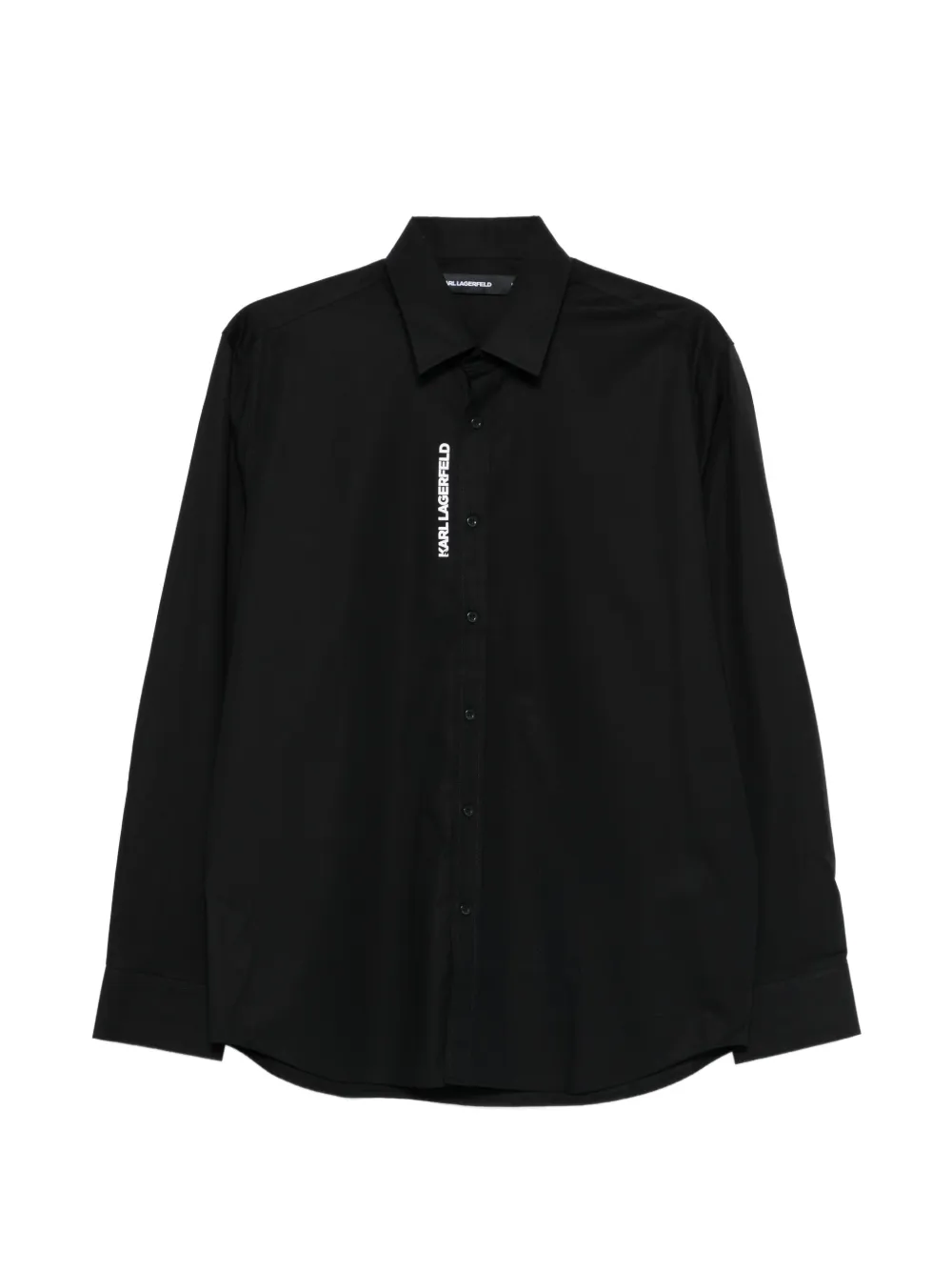 Karl Lagerfeld logo detail shirt - Nero