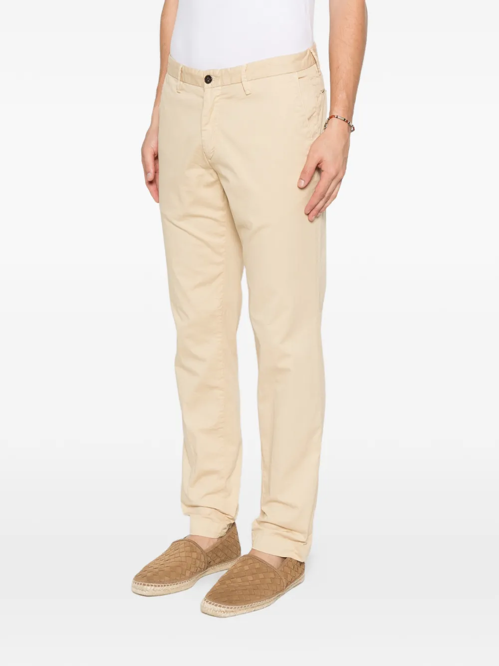 Karl Lagerfeld KL-Cliff broek met rits Beige