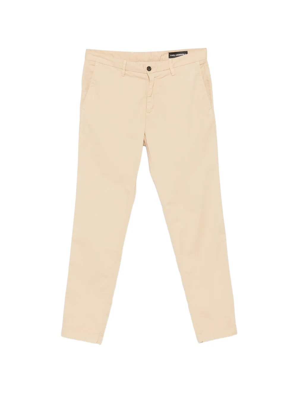 Karl Lagerfeld KL-Cliff zip-up trousers - Toni neutri