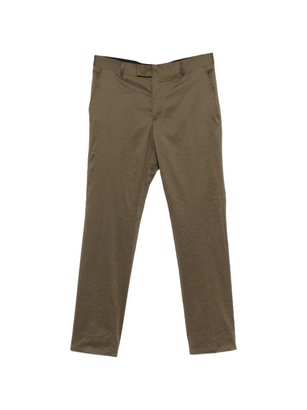 Karl Lagerfeld Road textured trousers - Verde