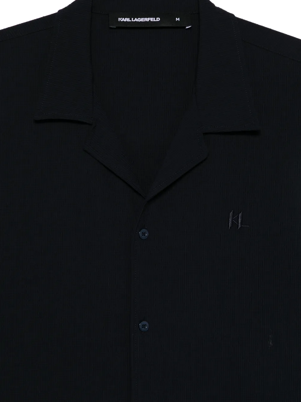 Karl Lagerfeld Overhemd met korte mouwen Blauw