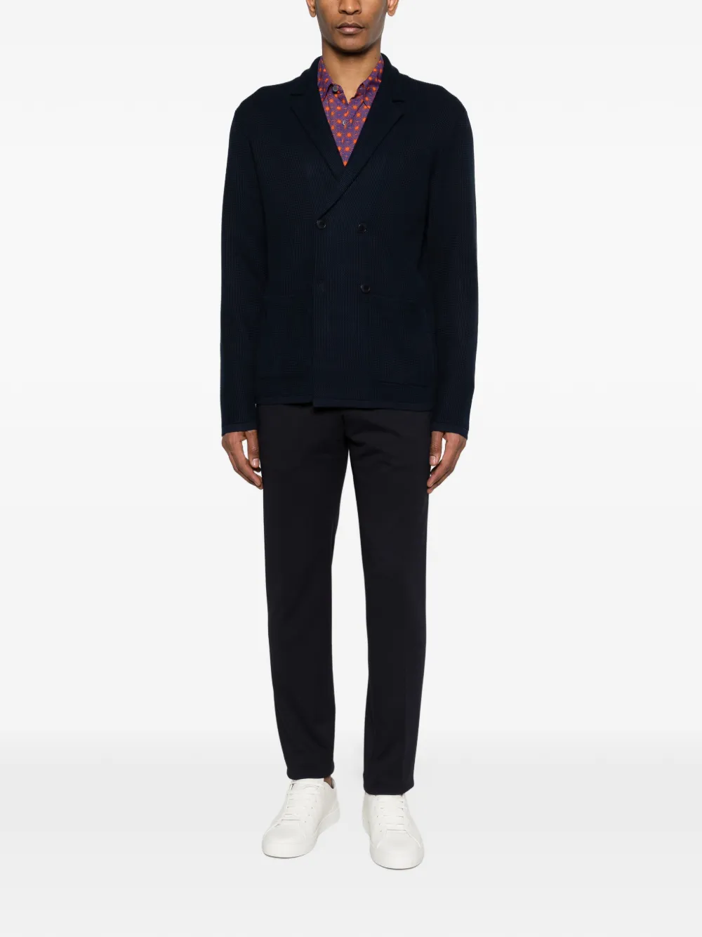 Karl Lagerfeld Road blauwe broek Zwart