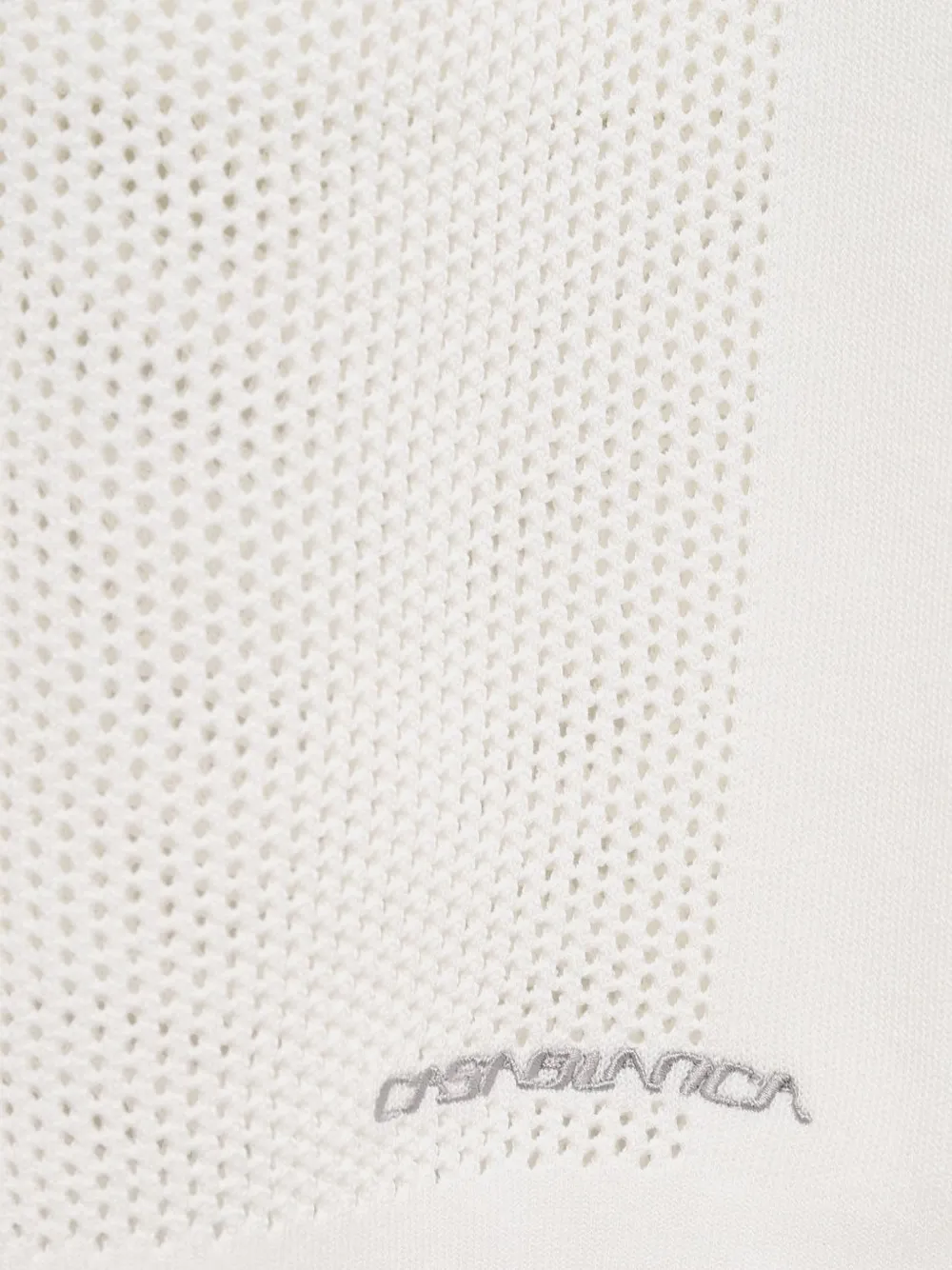 Casablanca Mesh shorts met geborduurd logo Wit
