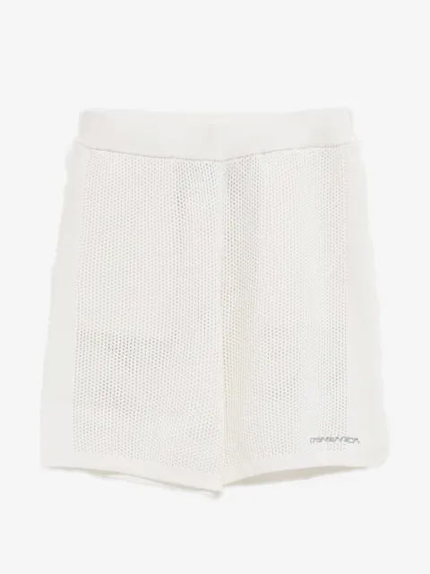 Casablanca short en résille à logo brodé