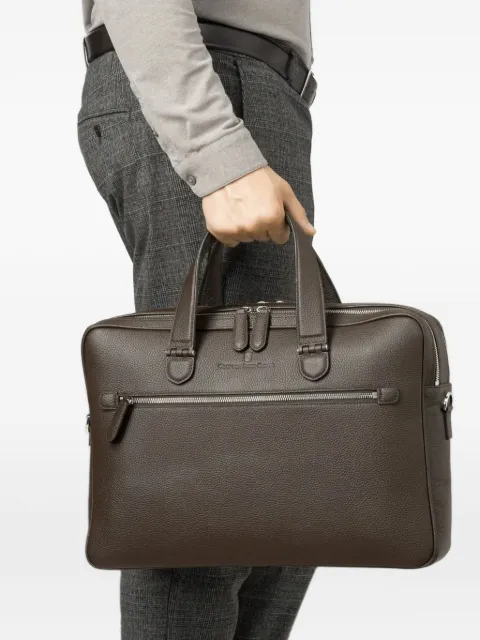 Graf von Faber-Castell zip two-compartment briefcase