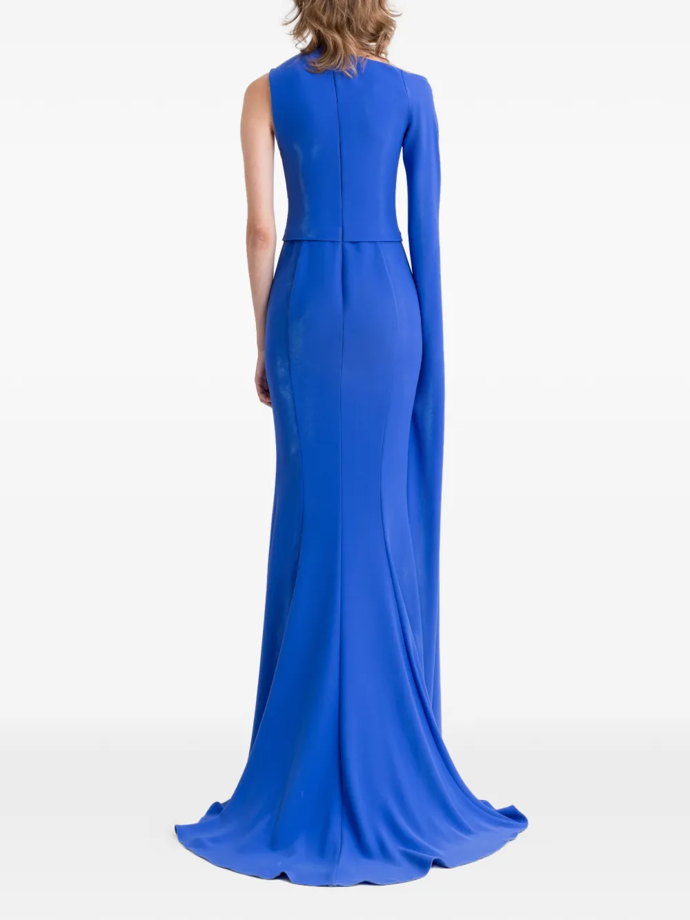 Gemy Maalouf Maxi-jurk met lange mouwen Blauw