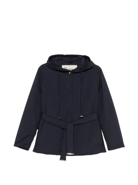 Herno hooded belted jacket