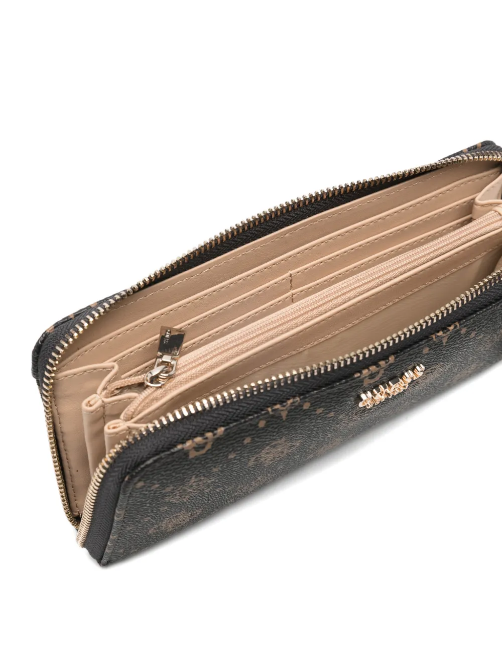 Carrie Monogram Zip Wallet
