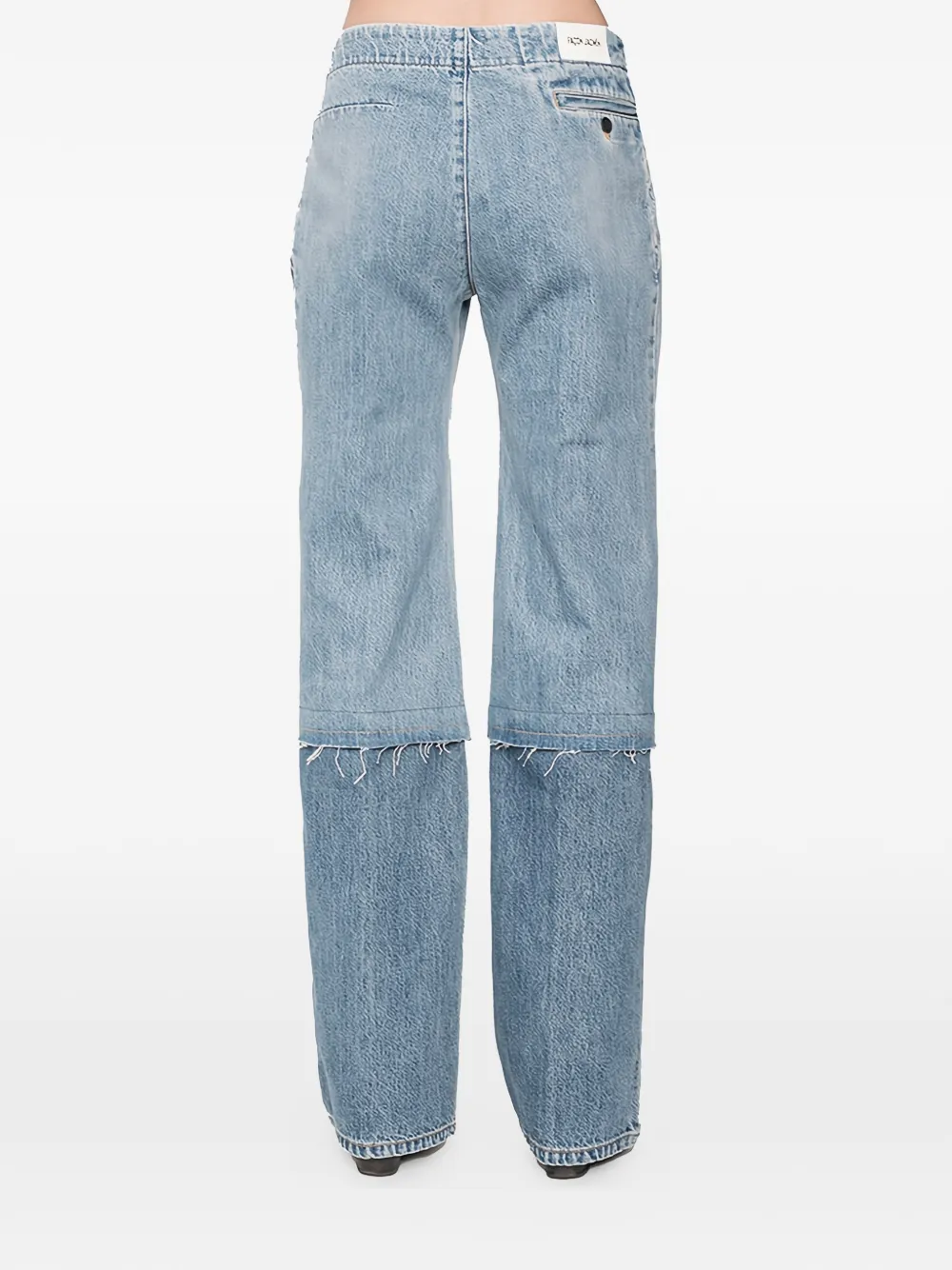  Façon Jacmin Passi Frayed Trousers - Blue 