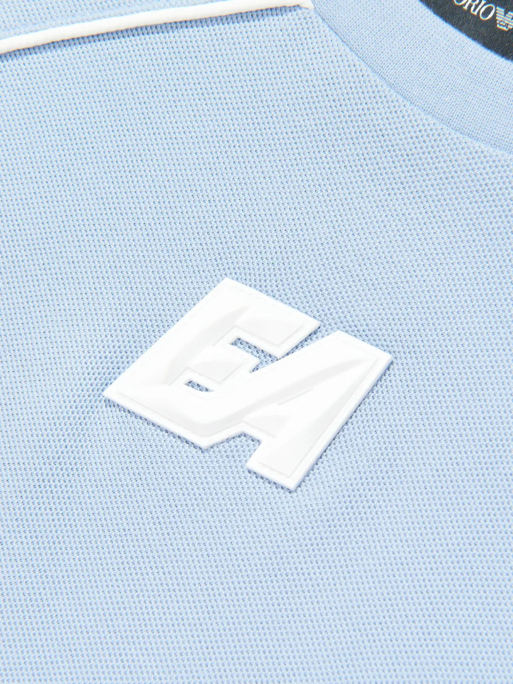Emporio Armani Kids T-shirt met ronde hals Blauw