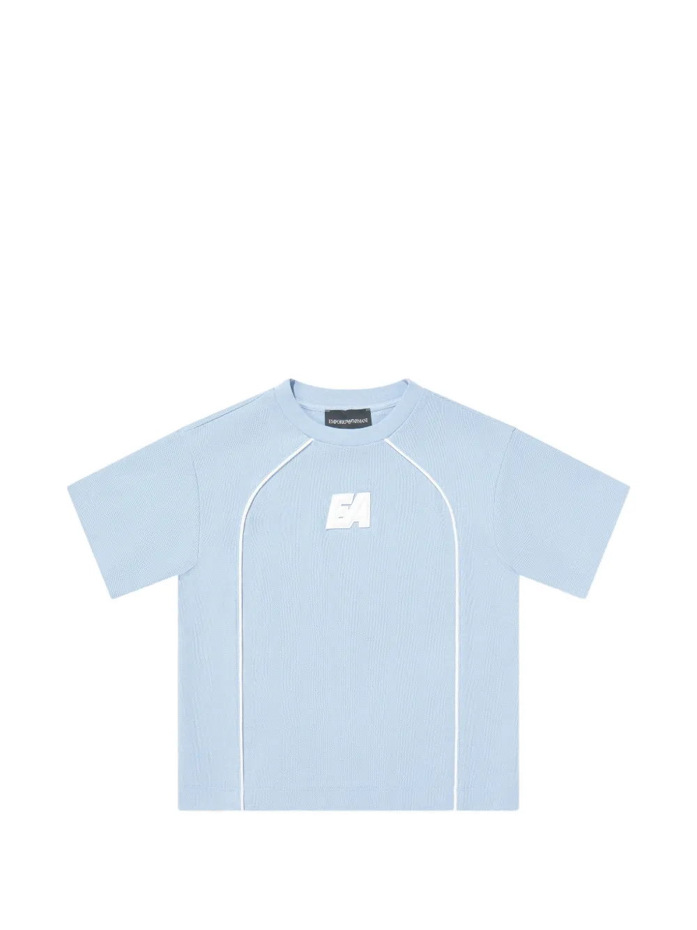 Emporio Armani Kids crew-neck T-shirt - Blu