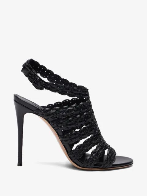 Casadei woven heeled sandals