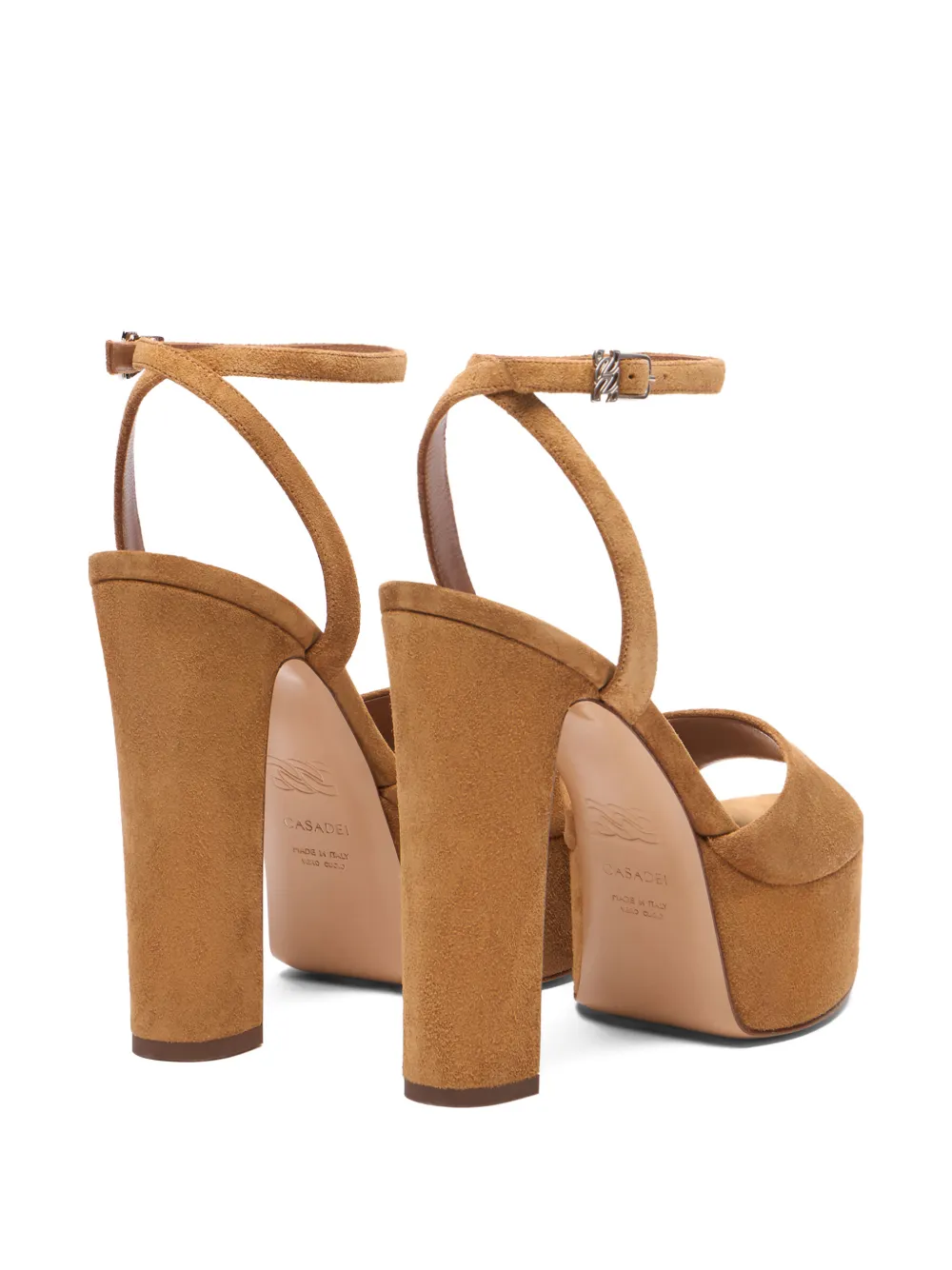 Casadei Patty platform heeled sandals Bruin