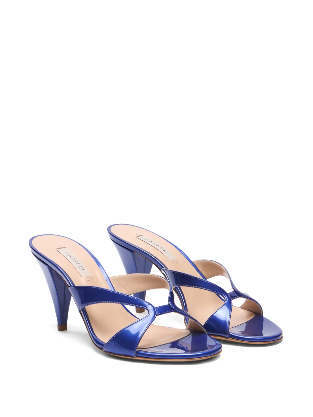 Casadei Sandalen met kegelhak Blauw