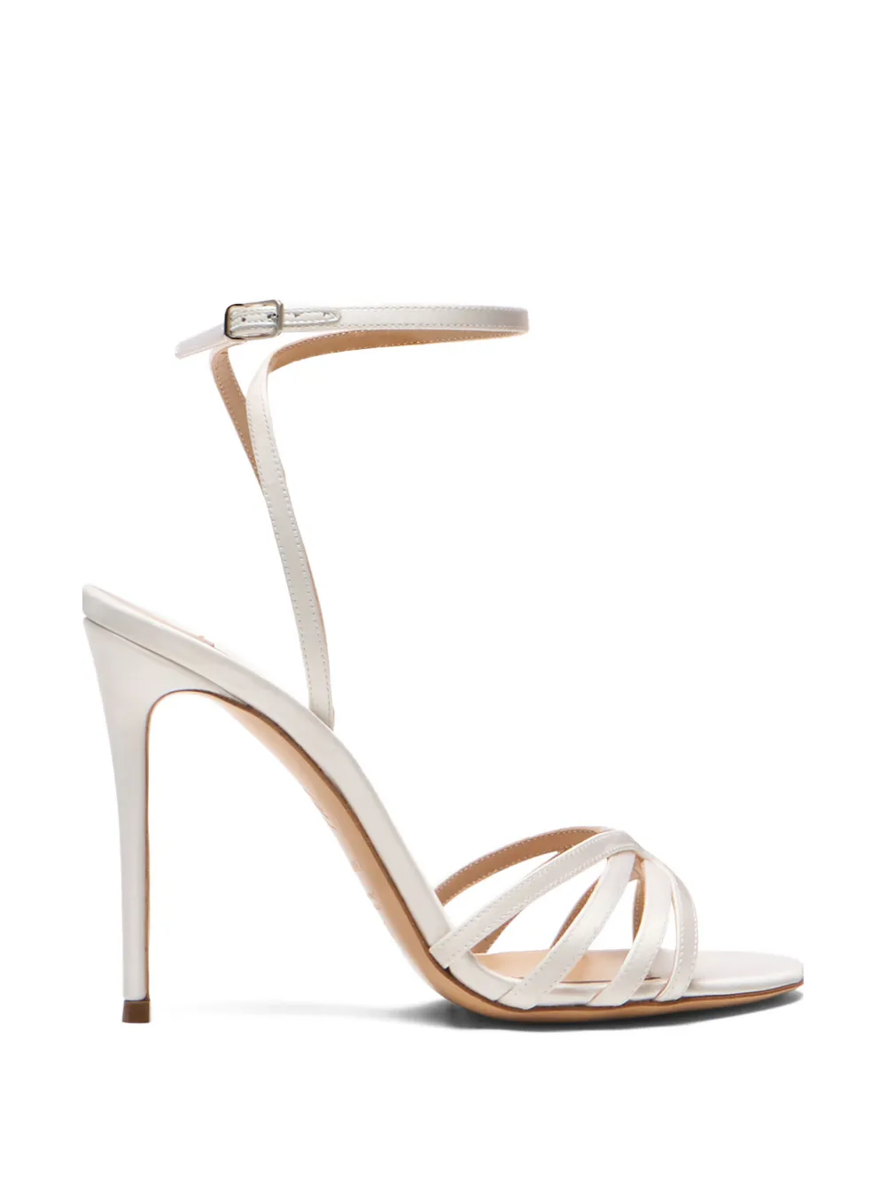 Casadei Julia satijnen sandalen Wit