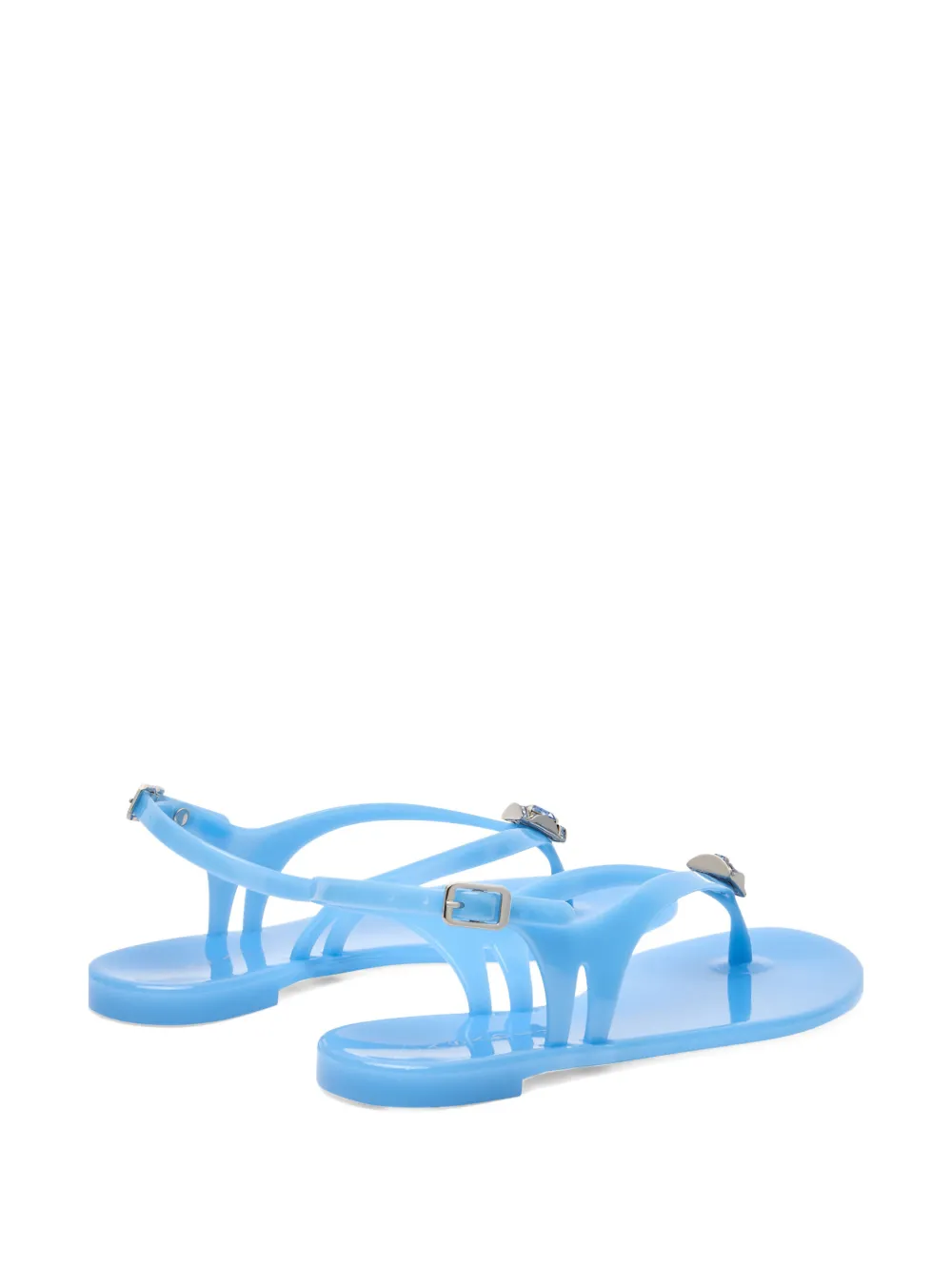 Casadei Jelly buckle-detail flip-flops Blauw