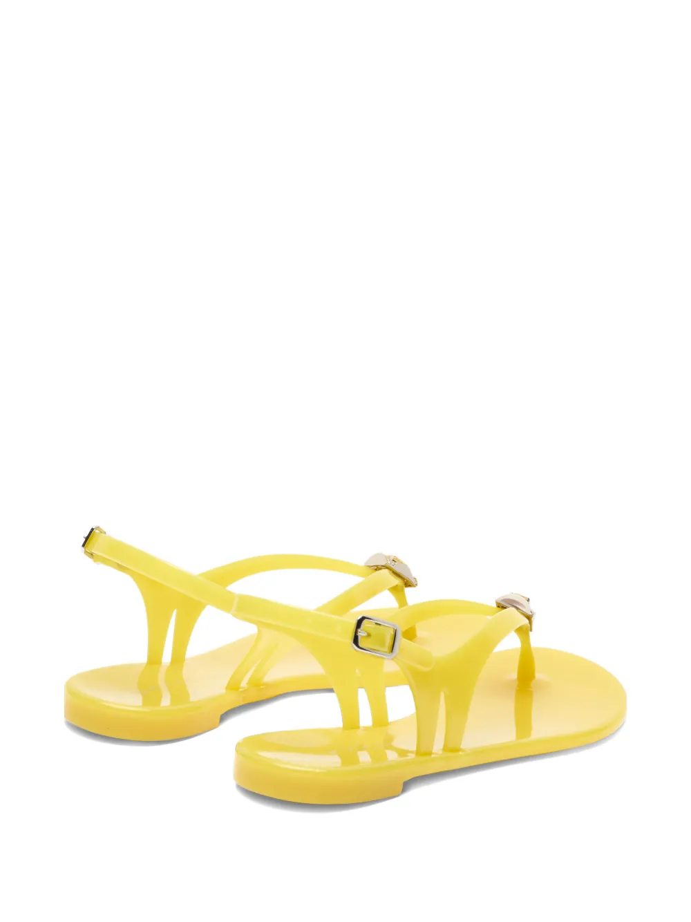 Casadei Jelly slingback sandals Geel