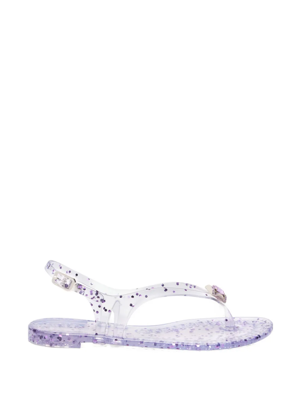 Casadei Jelly glittered sandals - Bianco