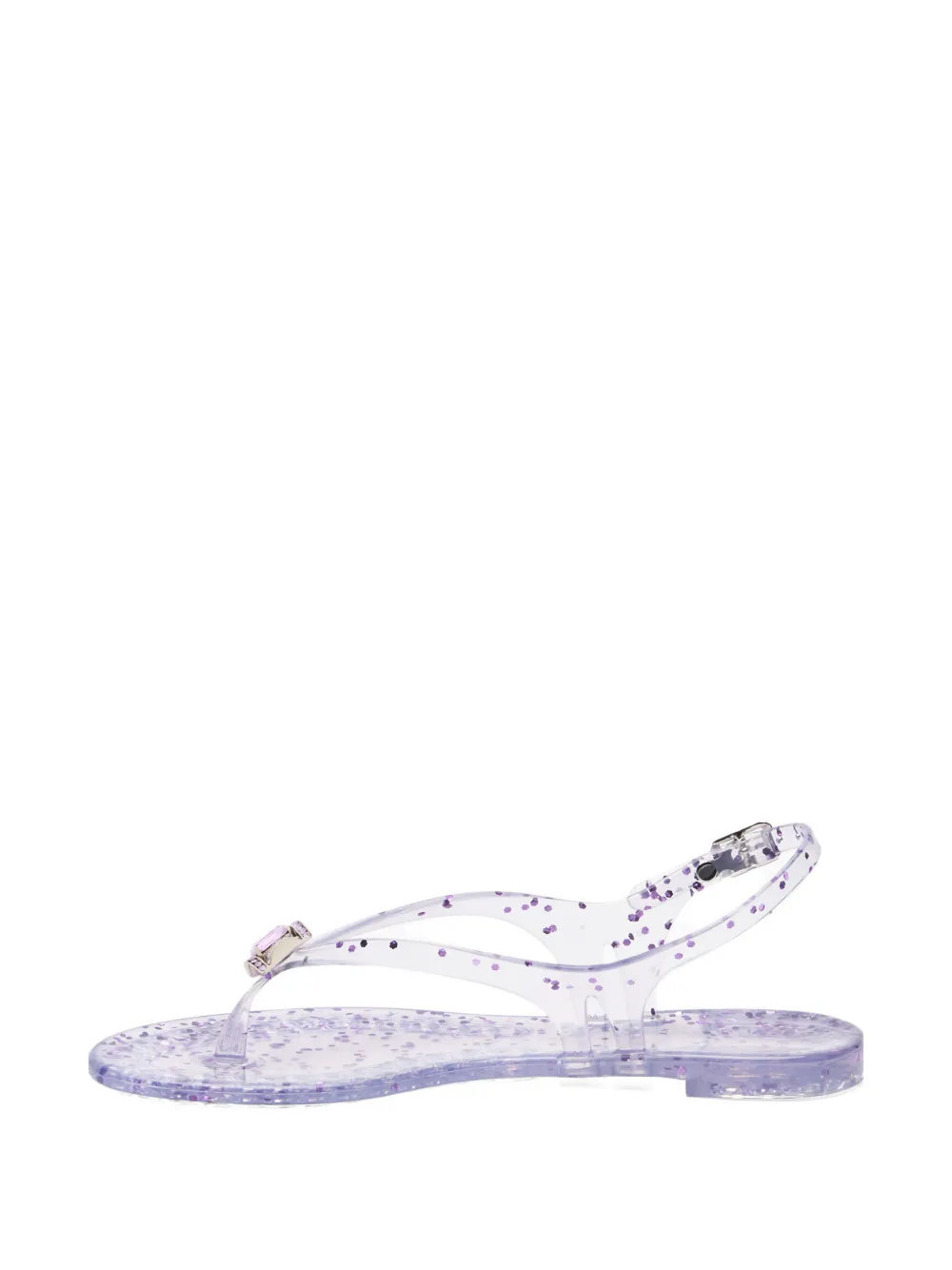 Casadei Jelly sandalen met glitter Wit