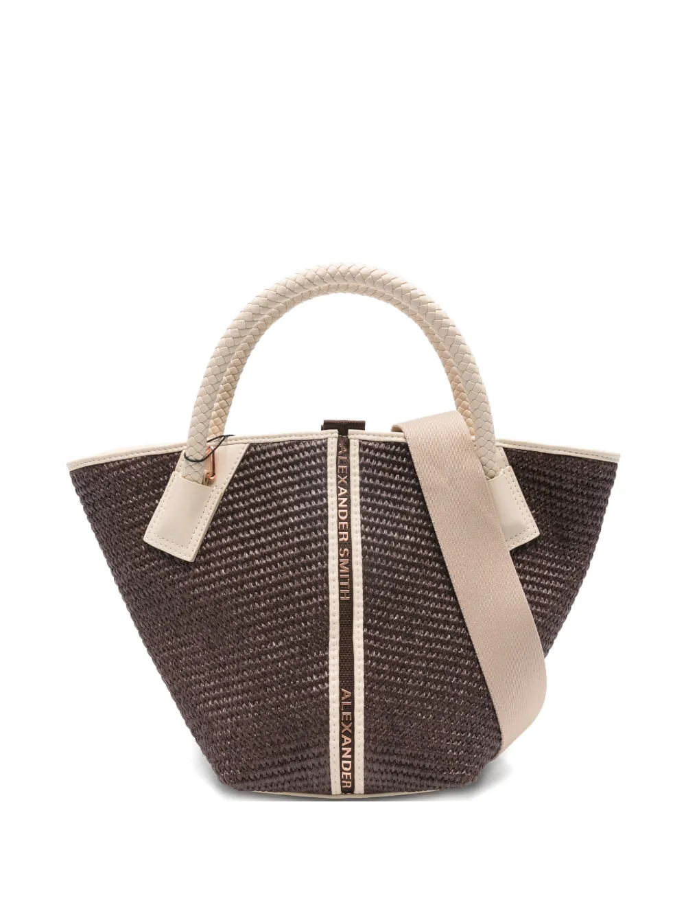 Alexander Smith small Lauren tote bag - Marrone