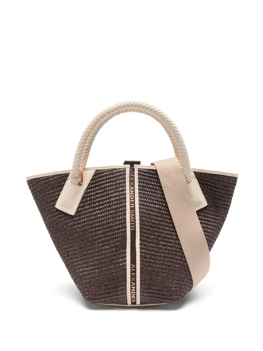 Alexander Smith small Lauren tote bag - Marrone