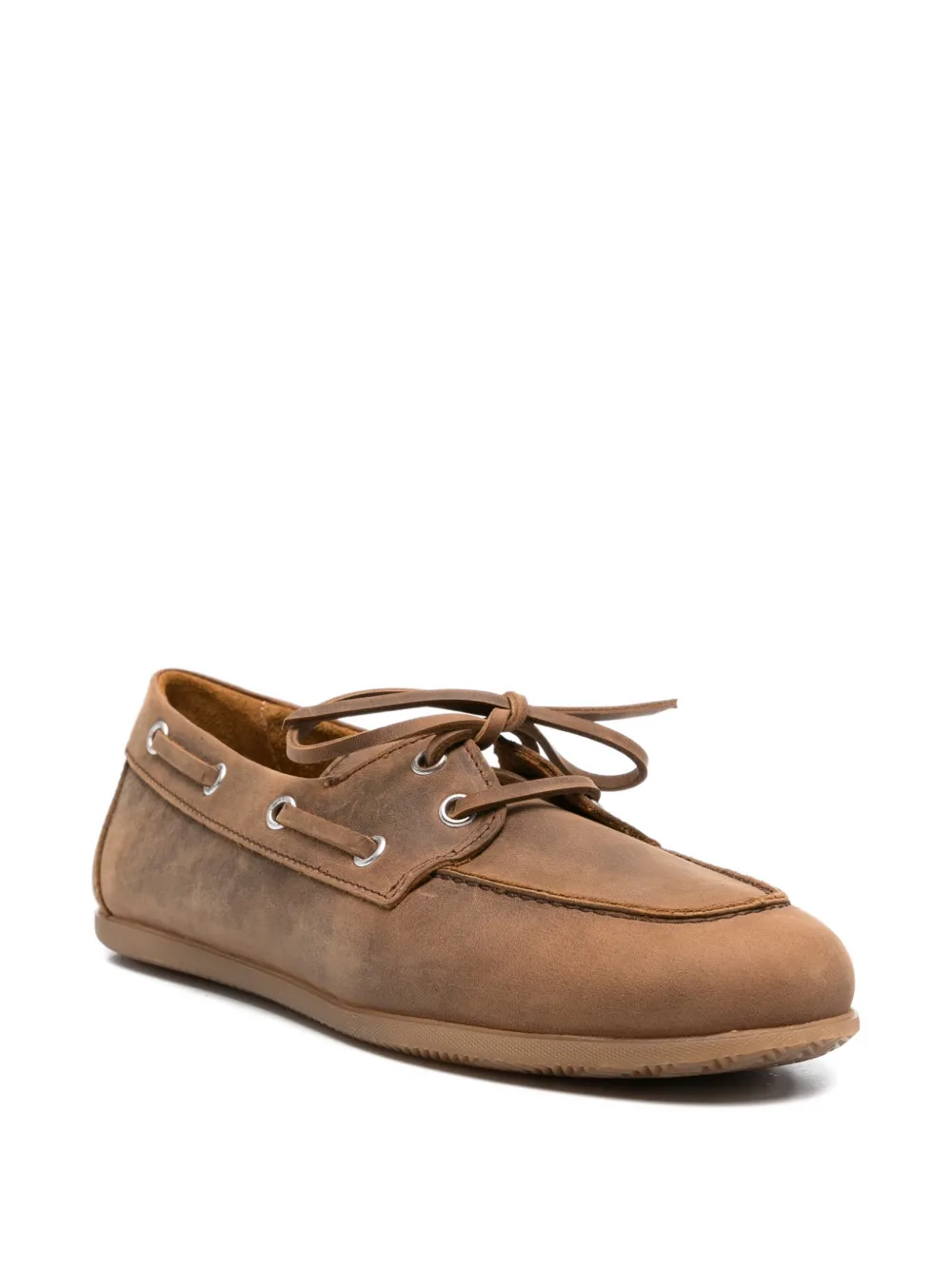 P.A.R.O.S.H. Loafers met veters Bruin