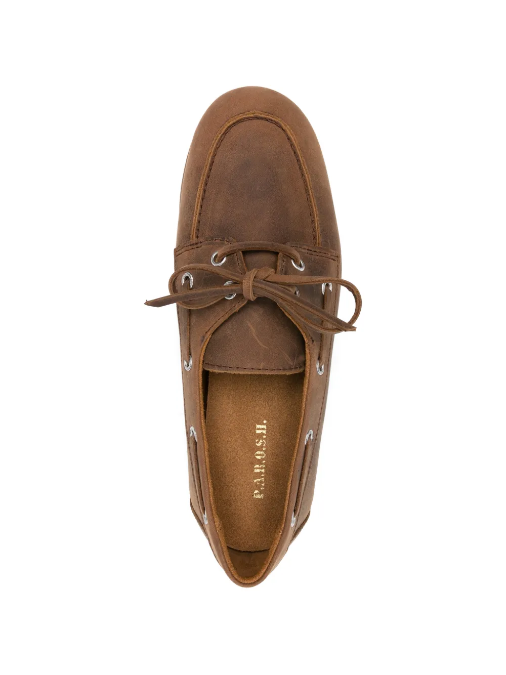 P.A.R.O.S.H. Loafers met veters Bruin