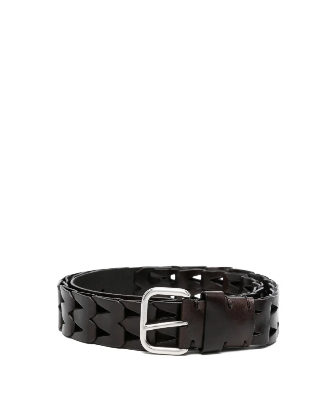 P.A.R.O.S.H. cut-out detail leather belt - Marrone